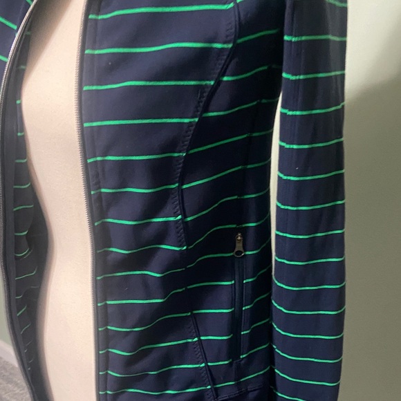 lululemon athletica Navy and Green Striped - Picture 2 of 3